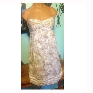 Brown/White Summer Sundress